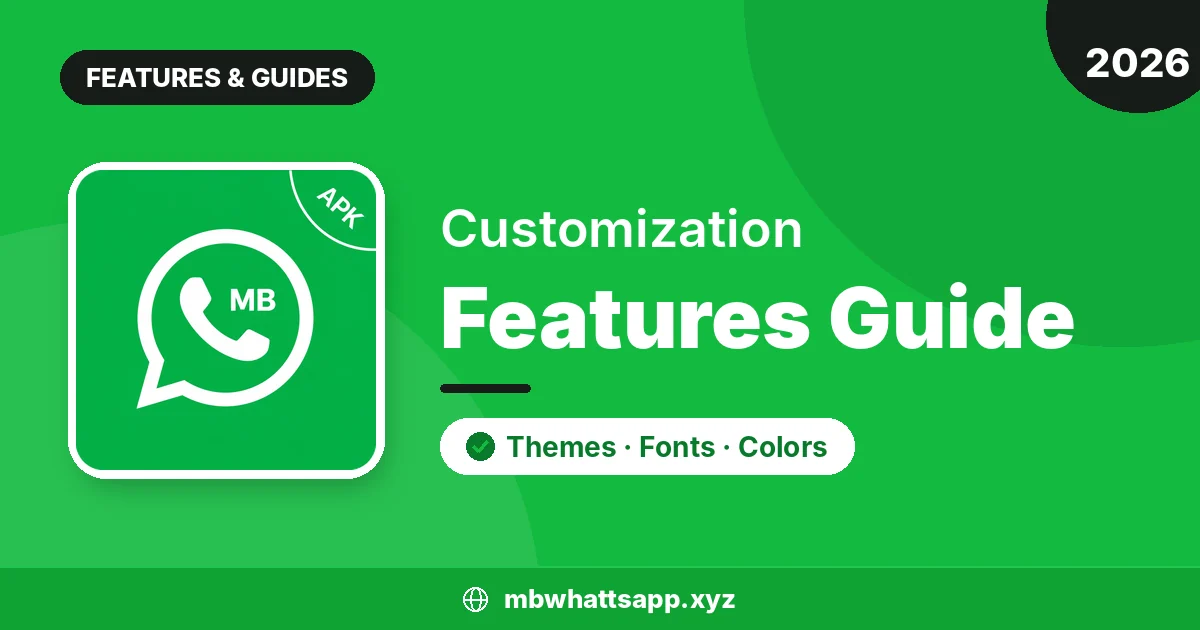 MB WhatsApp Customization Features – Complete Guide