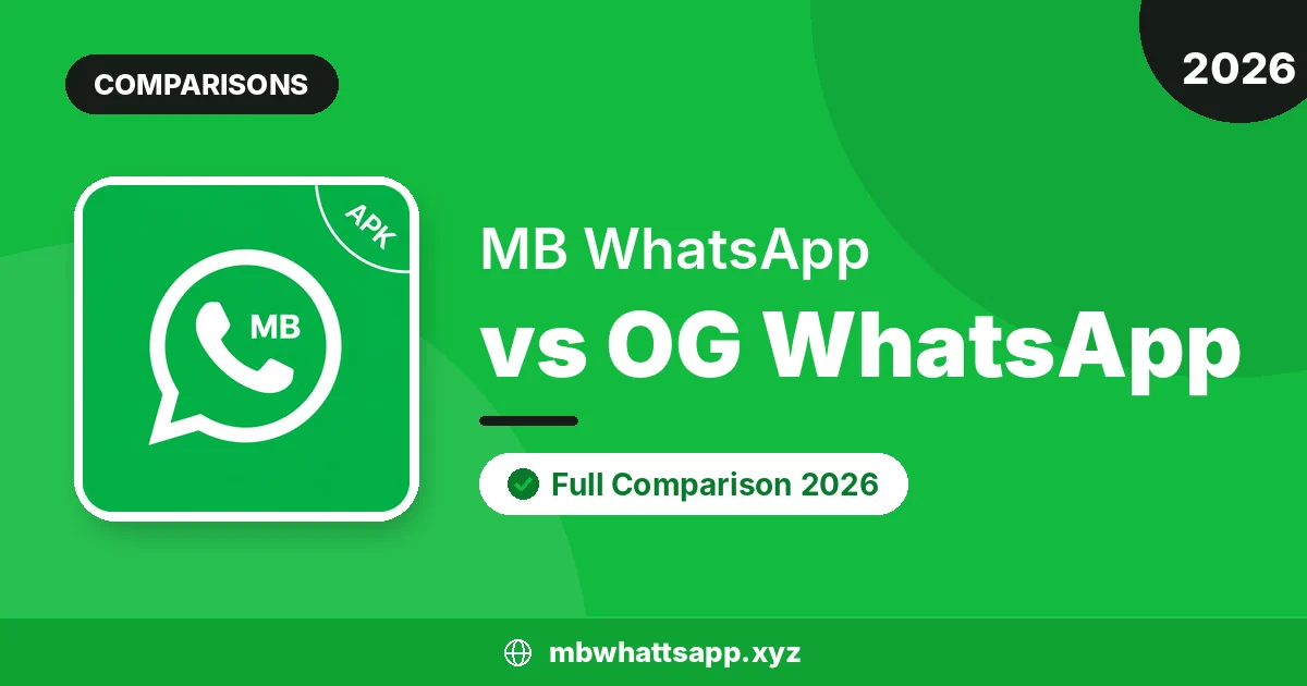 MB WhatsApp vs OG WhatsApp – Full Comparison 2026