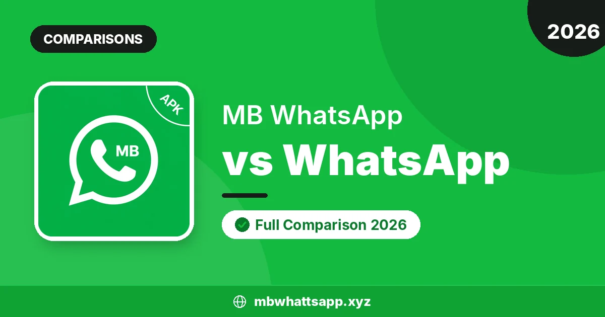 MB WhatsApp vs Official WhatsApp – Full Comparison 2026